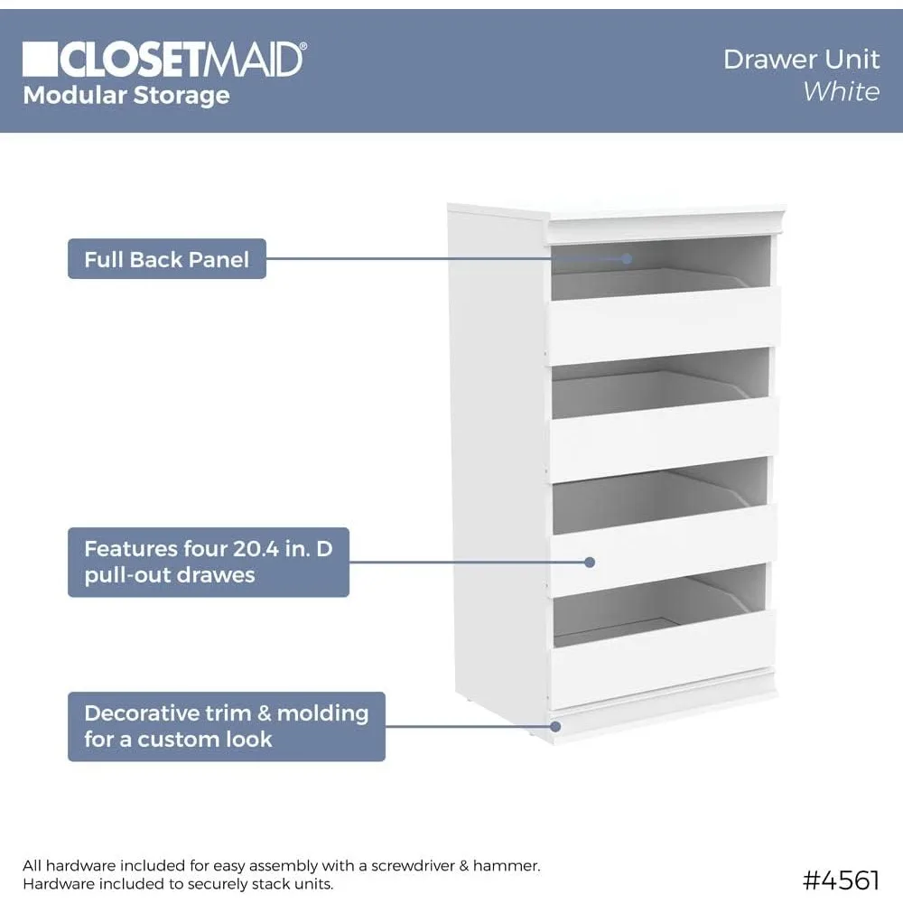 Imagem -05 - Modular Unidade de Armazenamento com Gavetas Organizador do Armário de Madeira Empilhamento Backer Completo Armazenamento Guarnição Decorativa Branco