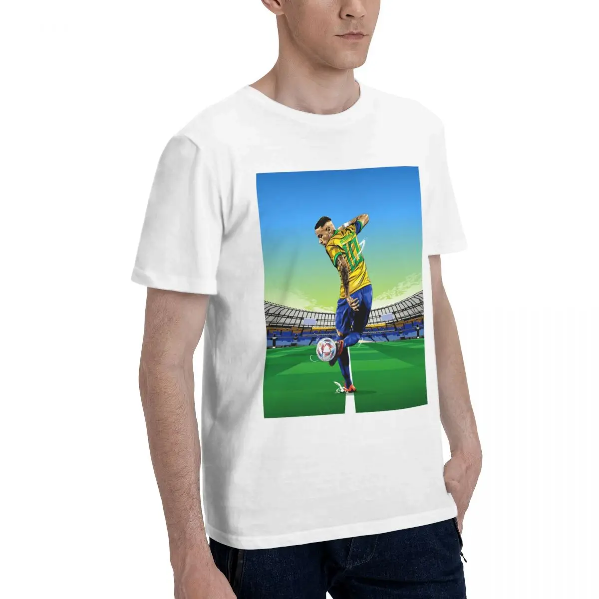 Neymar And Jr Brazil Celebrate Soccer Striker 103 Graphic Campaign Vintage Championship Tees