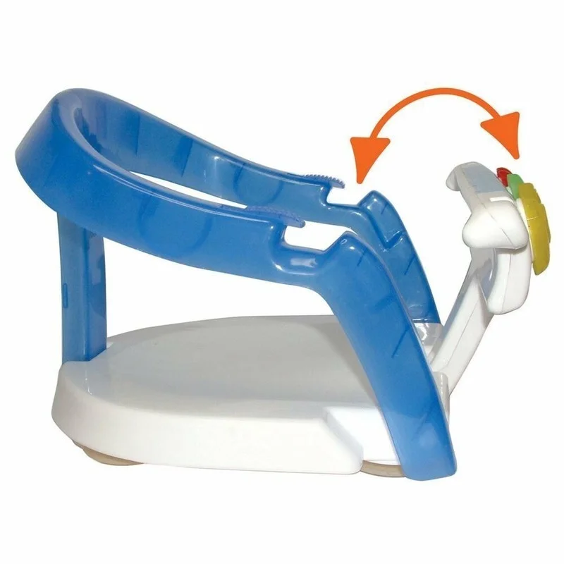 Soporte de asiento plegable para Baby Shower, Base de asiento de seguridad para bebé nueva, color blanco/azul