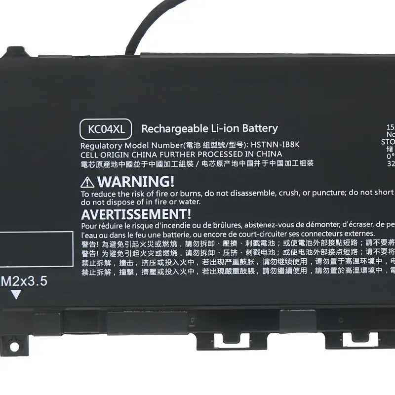 KC04XL 15.4V 53.2Wh Battery For X360 13-AG 13-AQ 13-AH Series TPN-W133 TPN-W136 HSTNN-DB8P/IB8K Notebook Laptop Battery