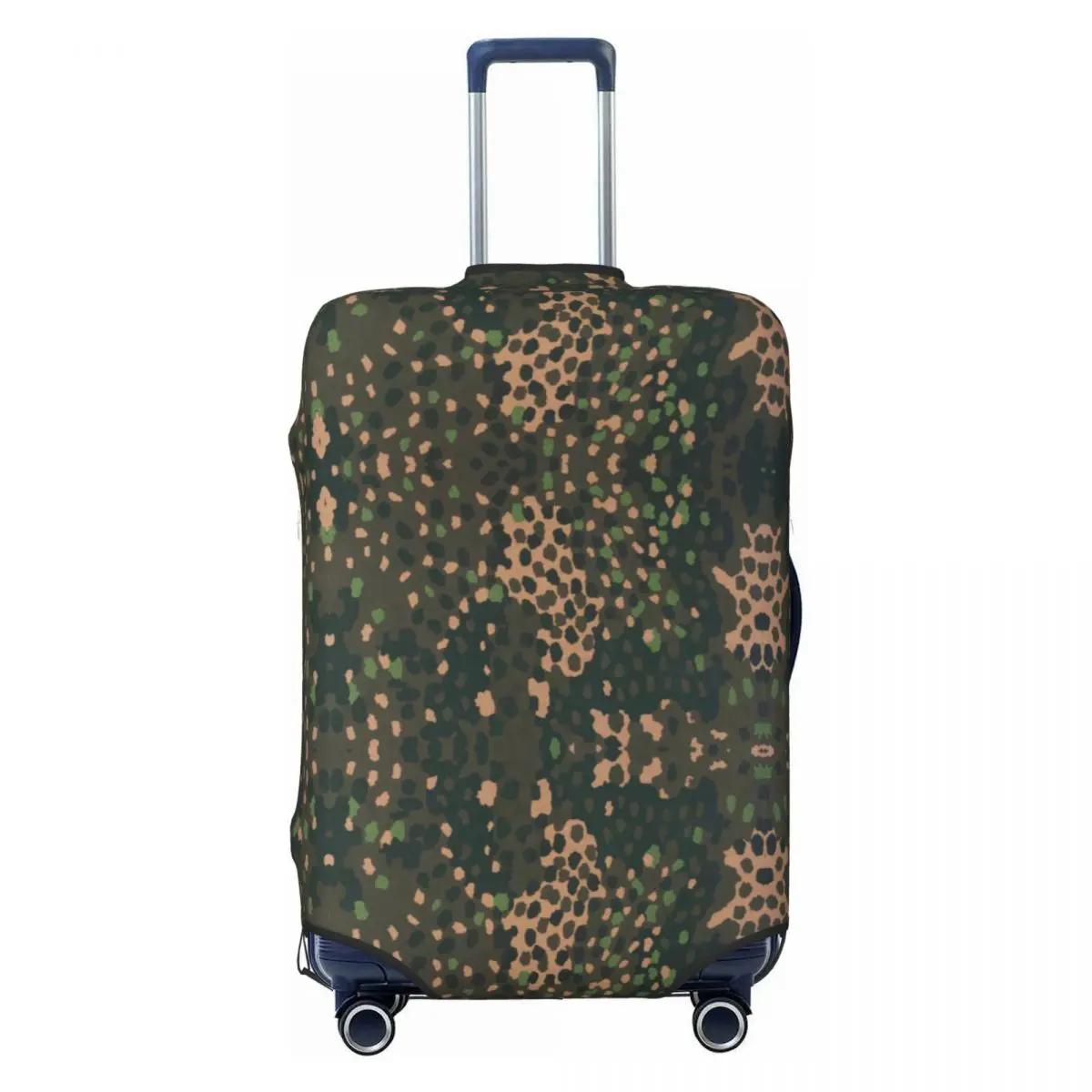 Custom Pea Dot Camo Camouflage Luggage Cover Protector Funny Multicam Military Travel Suitcase Covers for 18-32 Inch