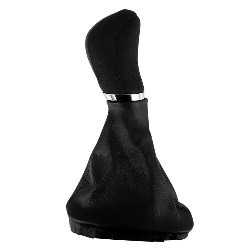 Black Automatic Gear Shift Knob With Gaitor Boot For Mercedes Benz W203 W204 Auto Accessories-A08Q