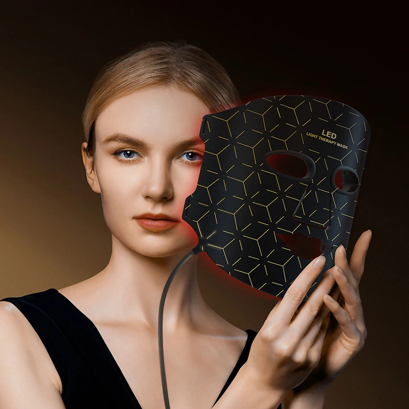 

High Quality Face Silicones LED Face Mask Multifunctionals 4 Colors Skin Care Facials Mask Home Use Beauty Equipment