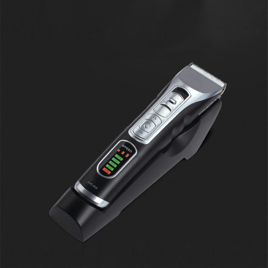 Original CHC918 Hair Clipper Professional Trimmer LCD Display Fast Charge Men Hair Cutting Machine Barber Clipper For Haircut