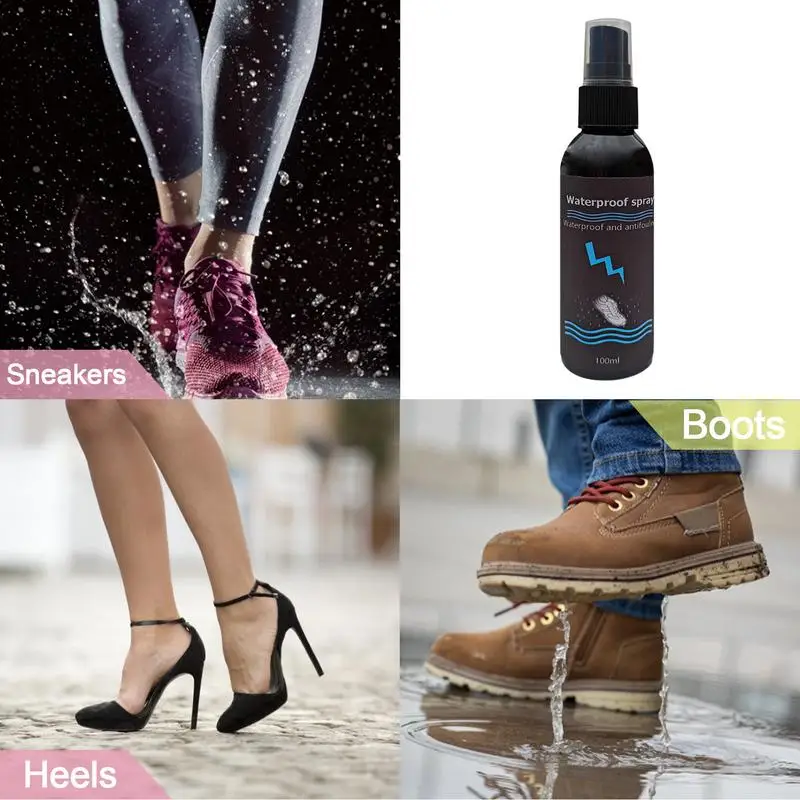 Protecteur de Chaussures en Toile Imperméable et Tachée de 100ml, Bottes Résistantes à la Pluie