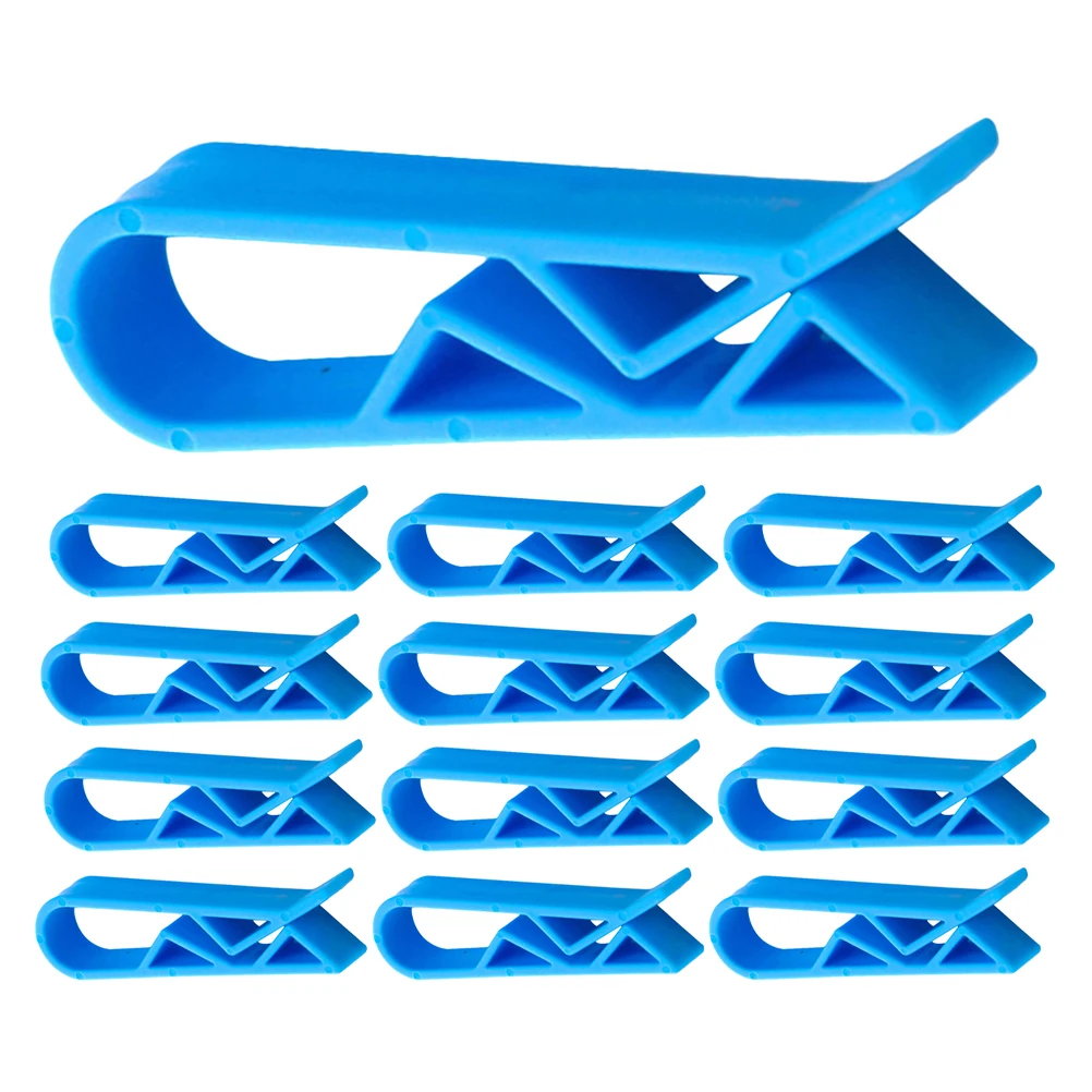 40 Pcs Trash Can Clip French-fries-shaped Bag Clips Garbage Fixing Fold Closure Plastic Cinch