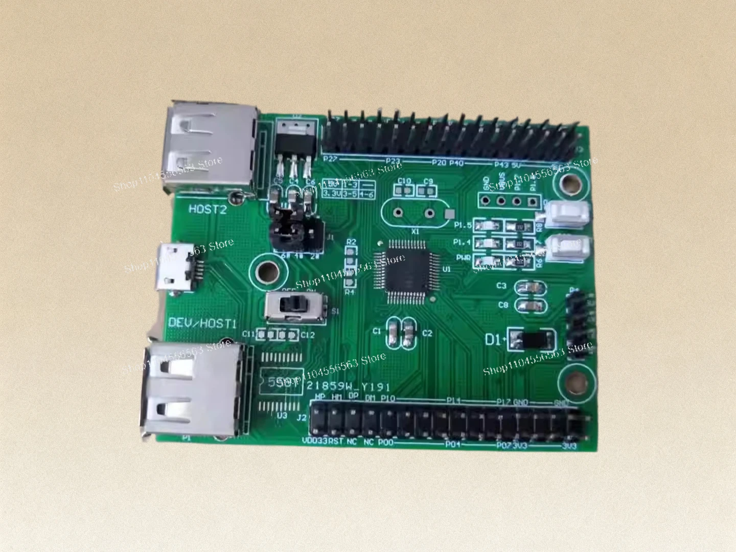 51 Architecture CH559 MCU Learning Board - USB Host Development System for Education