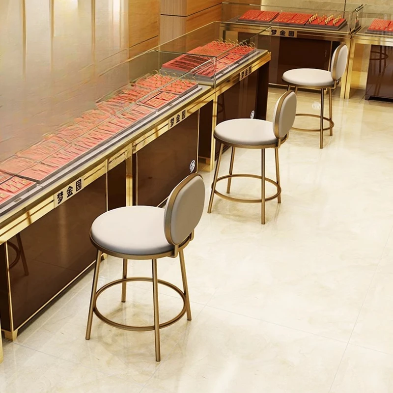 

Modern Simple Bar Chairs Designer Counter Stool Store High Nordic Aesthetic Desk Ergonomic Sillas Para Eventos Home Furniture