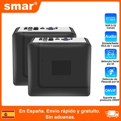 Smarセキュリティビデオレコーダー、モーション検出、P2P、onvif、xmeye、H.265最大、4 18k出力、cctv、nvr、顔検出、9CH、10CH、16CH、32CH、4 18k