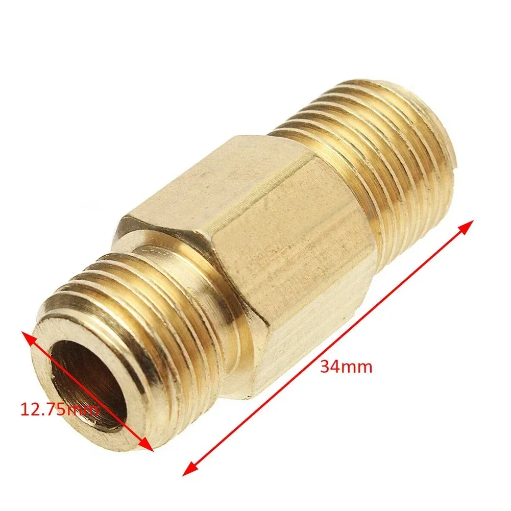 

Useful Connector Adapter Accessories Fitting High Pressure Metal/Plastic Pressure Washer Replace Threaded Tool