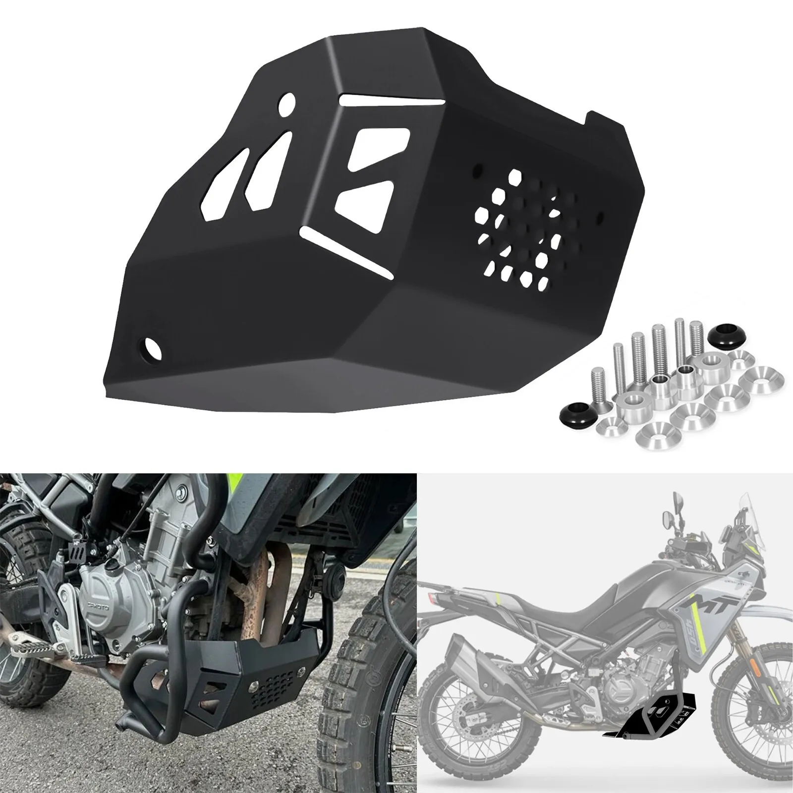 

Front Skid Plate Engine Crash Guard For CFMOTO 450MT CF450MT MT450 2024 20025