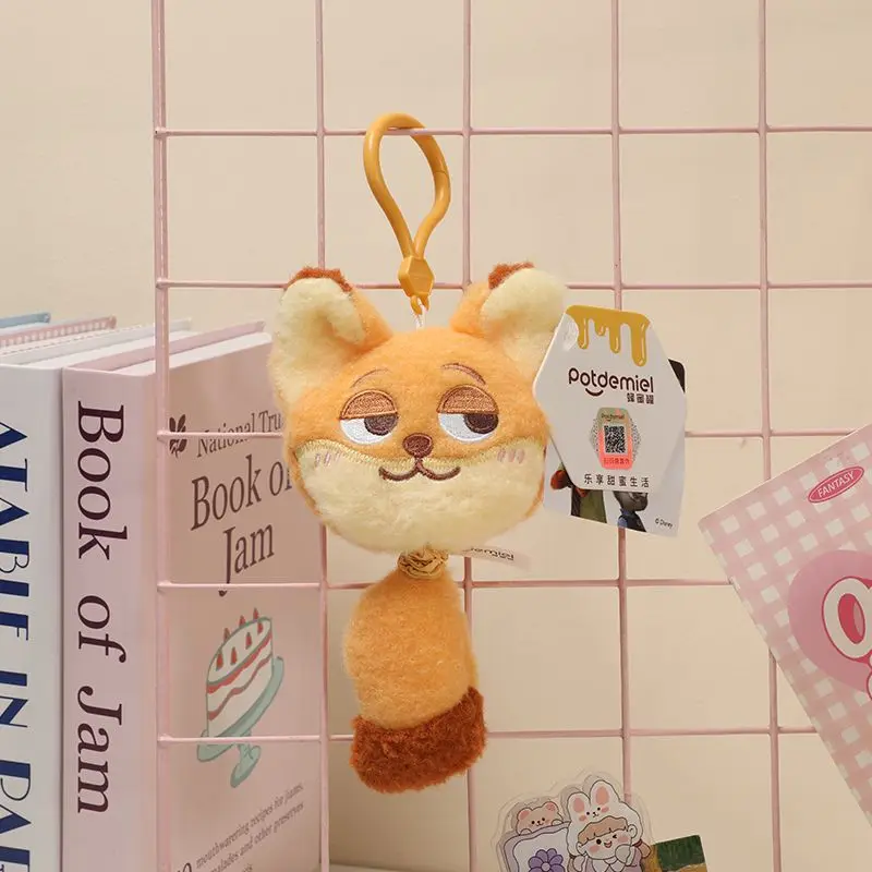 جديد ديزني Zootopia سلسلة جودي ونيك الفهد الضباط أفخم دمية تويست سلاسل المفاتيح سوبر لطيف أفخم سلاسل المفاتيح هدايا عيد #4