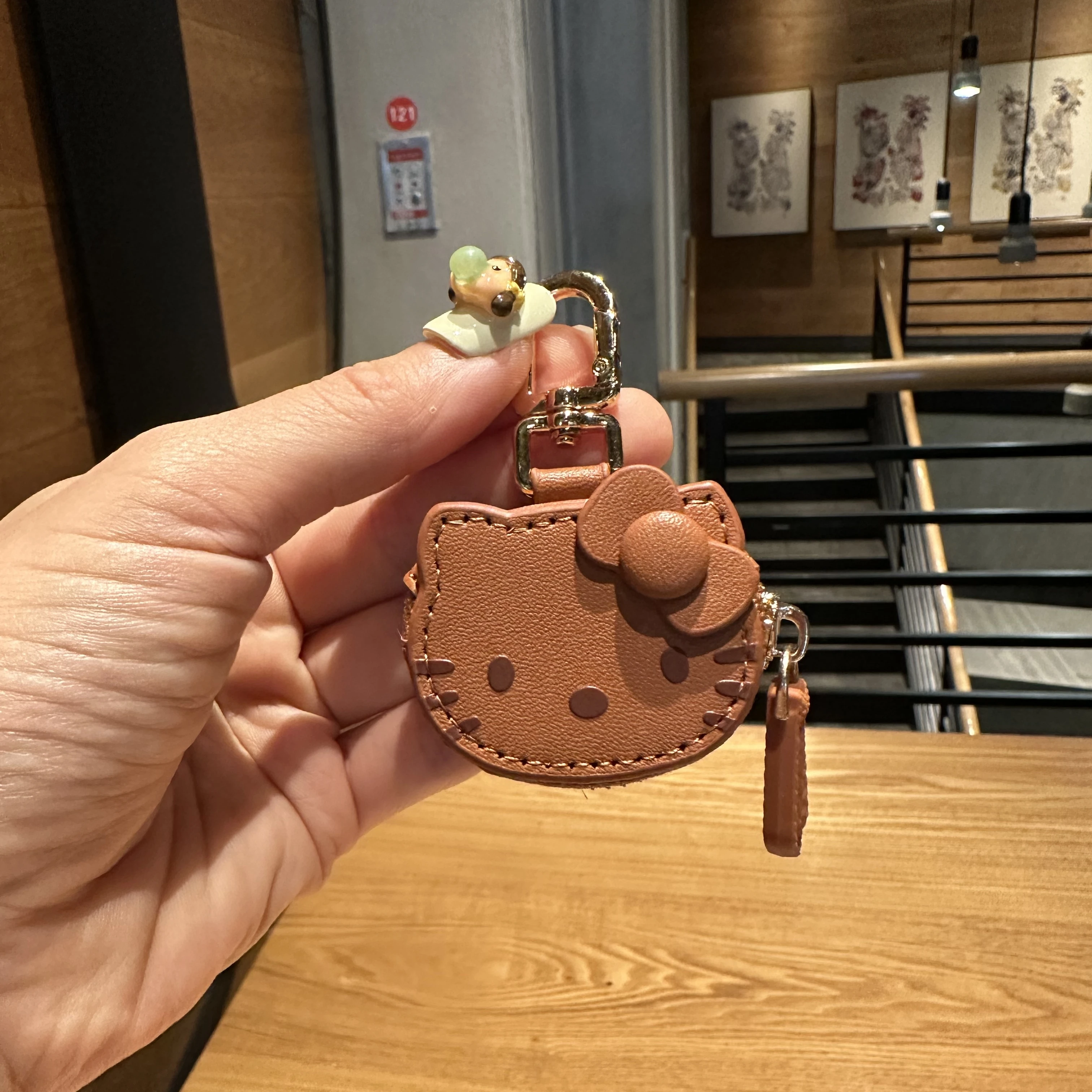 Hallo Kitty süße Sanrio Cartoon Katze Tasche Anhänger Kuromi Mini Schlüsselanhänger Puppe Yugui Hund Auto Schlüsselanhänger Mädchen hängende Verzierung Kawaii