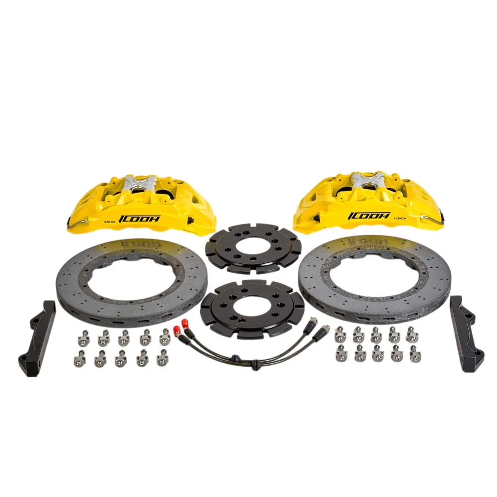 High Quality IC6 Carbon Ceramic Disc Front 390X36 6-piston brake caliper kit fits for BMW X5 (G05) 2018+