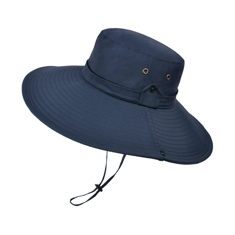 

Summer Anti UV Fisherman Caps For Men Women Long Wide Brim Sun Bucket Hats Outdoor Breathable Quick Drying Fishing Hat Beach Cap