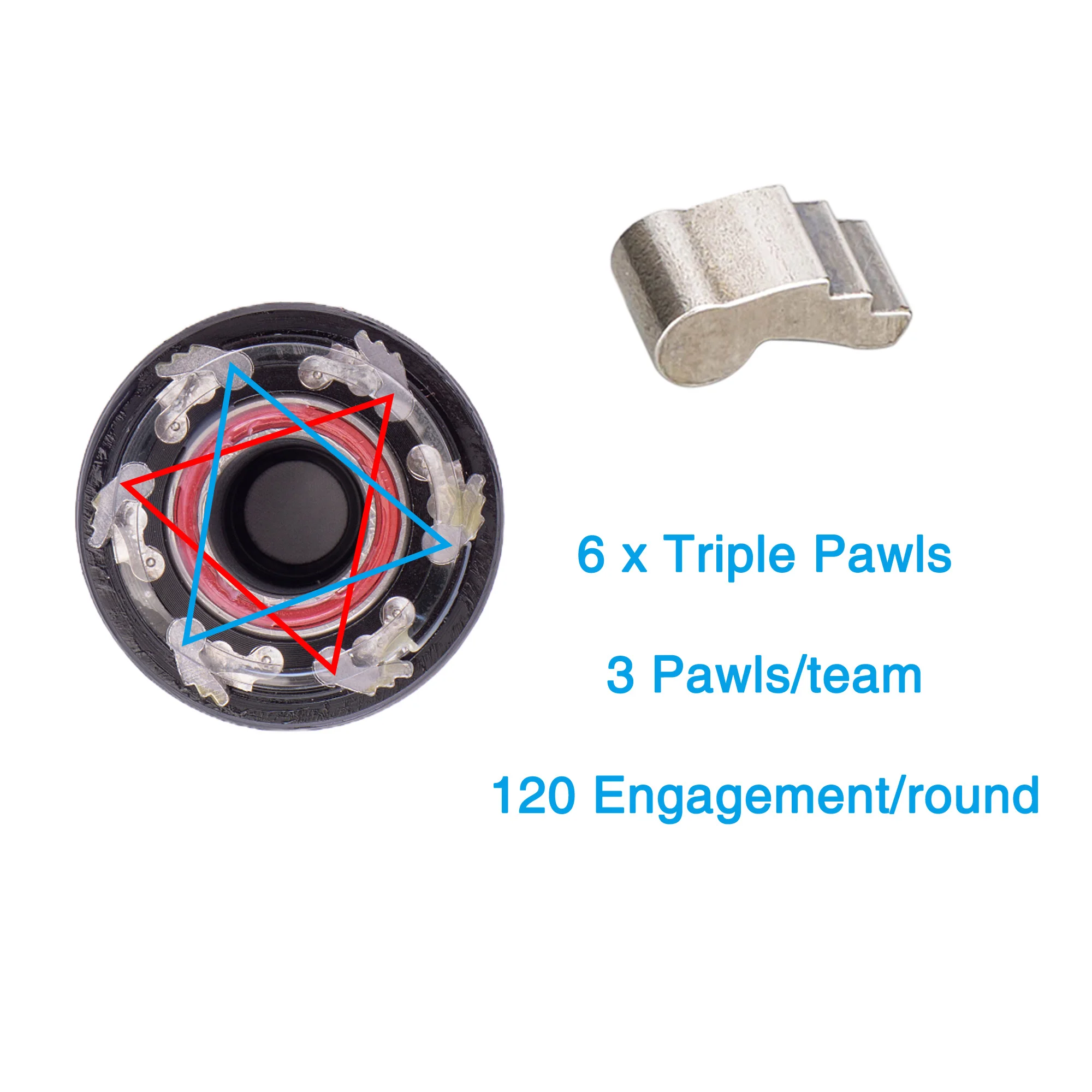 ZTTO P5 6pawls 120 Engagement Disc Brake MTB Hub XD HG MS Thru