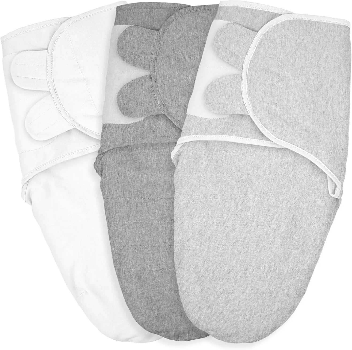 

Набор из 3-х органических хлопковых пеленок-коконов для новорожденных, регулируемые, для детей 0-3 месяцев, идеальный подарок