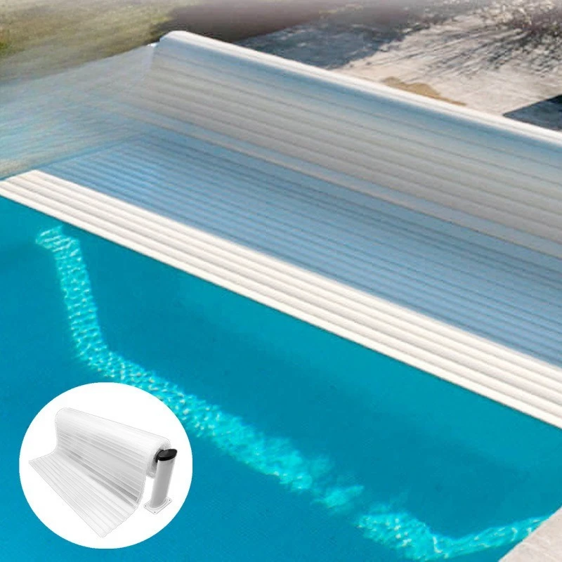 Pool insulation cover can print pattern winter pool safety cover