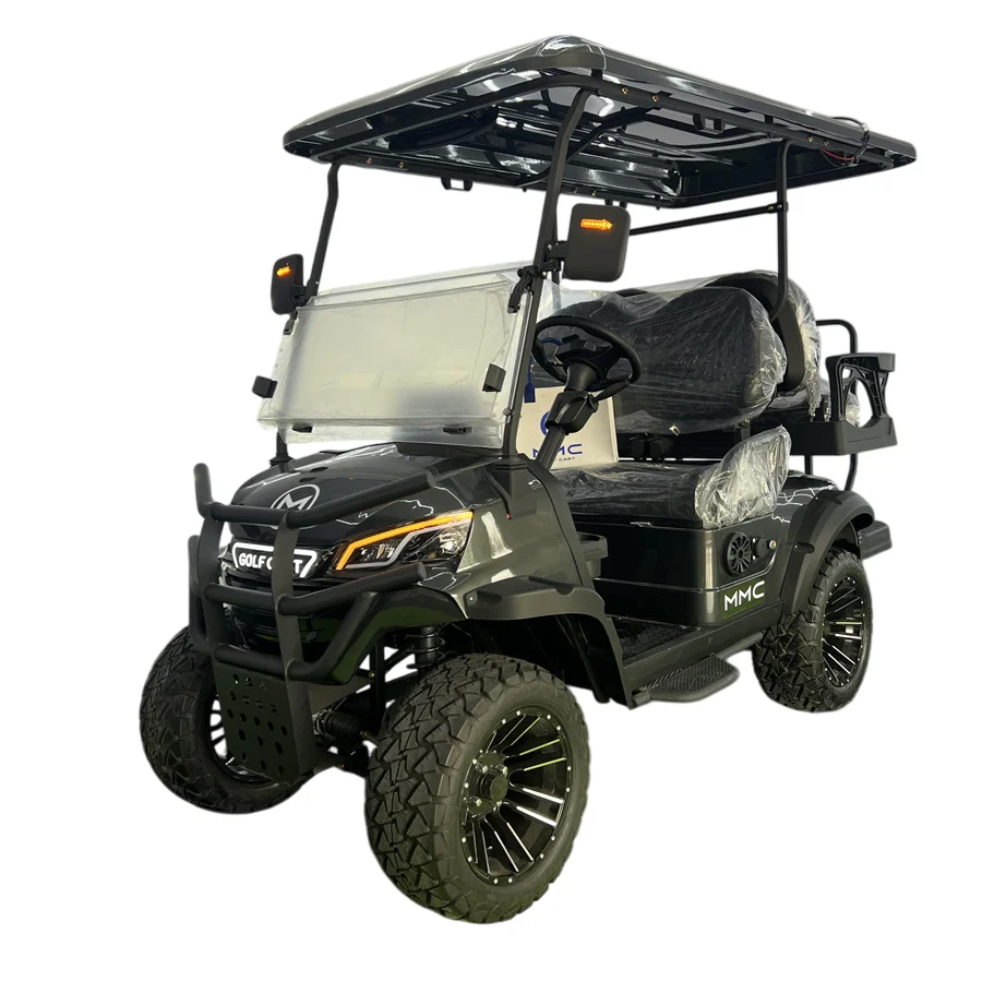 Immagine 3: Carrello da golf 2025 in affitto Lussuosa strada legale Batteria al litio elettrica sollevata Belle ruote Carrello per auto da golf