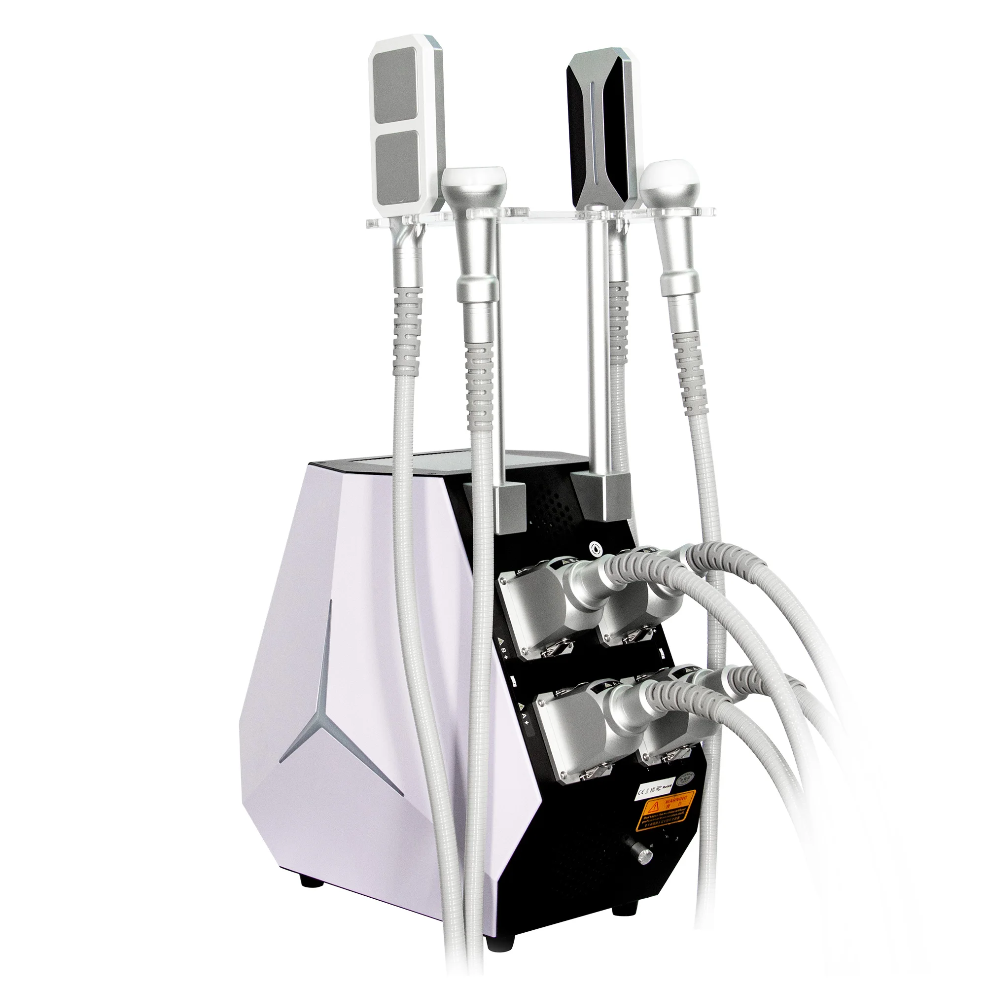 Portable Non Invasive Cold and Heat Therapy EMS Beauty Machine for Facial Firming Skin Care and Body Shaping Home Salon Use