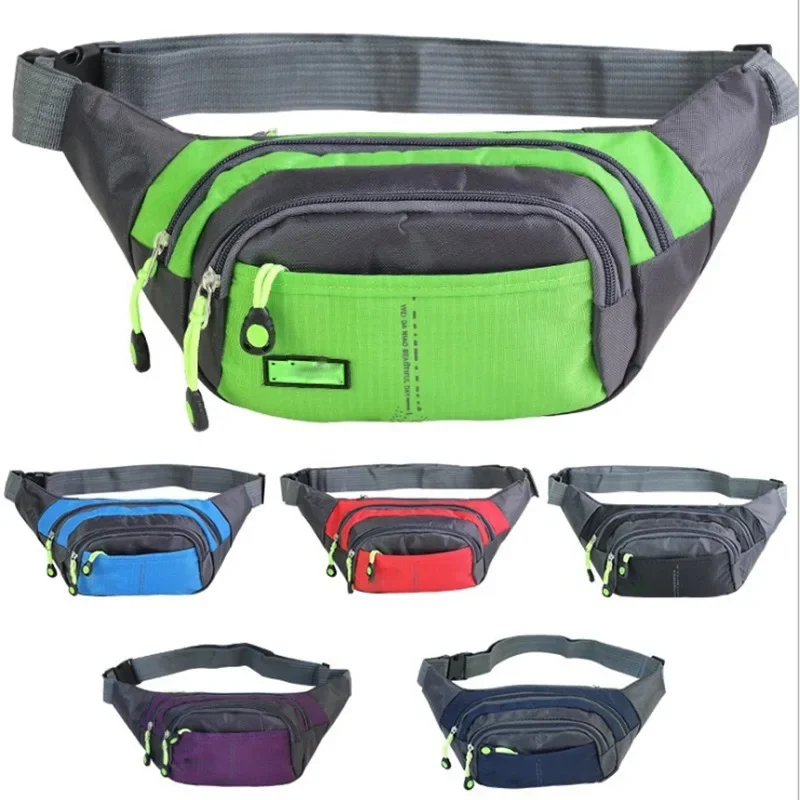 Sport Waist Bag Outdoor Running Walking Sport Fitness Multifunctional Phone Key Packet Waterproof Fashionable Diagonal Bags  힙색