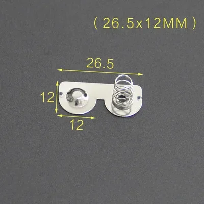 YYT 20PCS Frühling blatt AA 12*12/26,5/27,5/28MM kontakt blatt batterie box positive und negative blätter 0,3 MM eisen + vernickelung