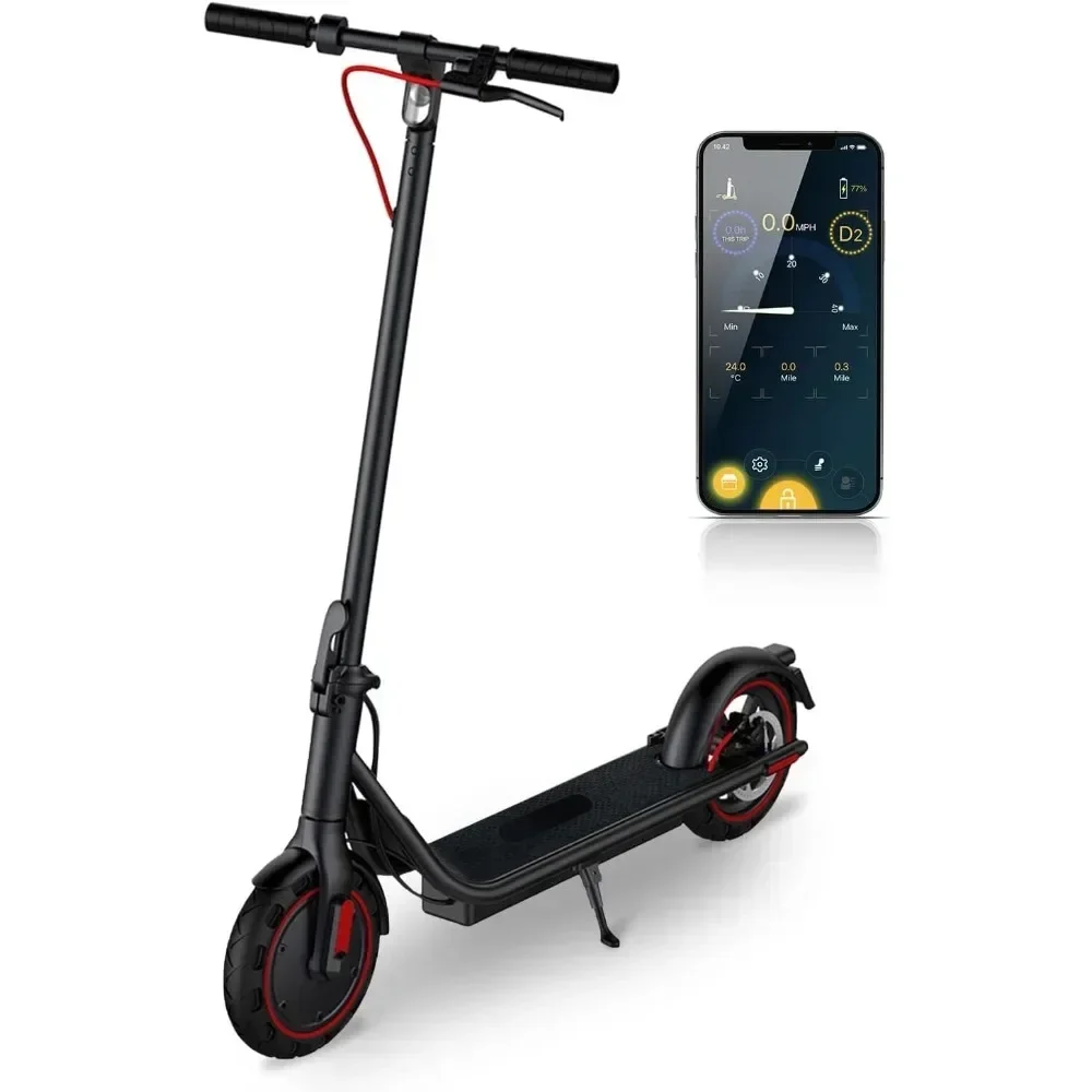 

Electric Scooter 450W Powerful Motor,8.5”Honeycomb Solid Tires,Anti-Theft Lock,Wide Deck Portable & Folding e Scooter for Adults