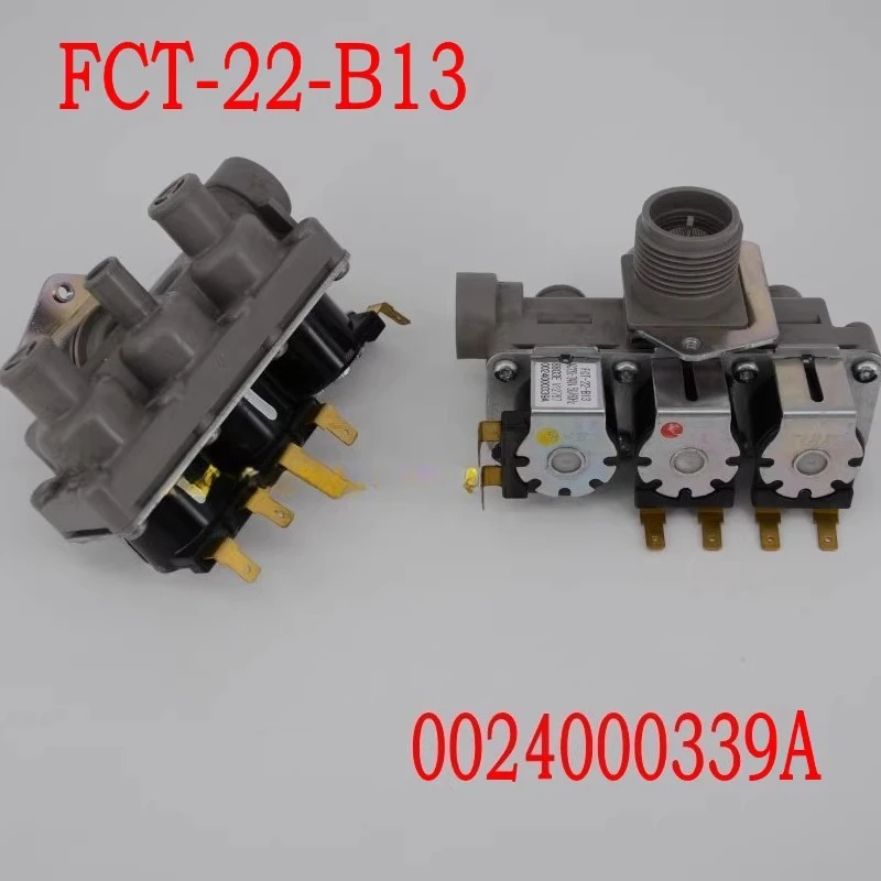 

0024000339 8803E/7228A Электромагнитный клапан стиральной машины Впускной клапан воды FCT-22-B1