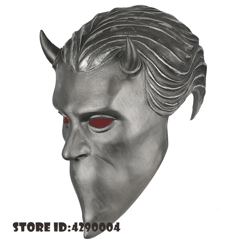Halloween Costumes Prop Cosplay Ghost Bc Mask Headgear Rock Roll Nameless Ghoul Band Grucifix Papa Emeri Adult Latex Helmet Mask