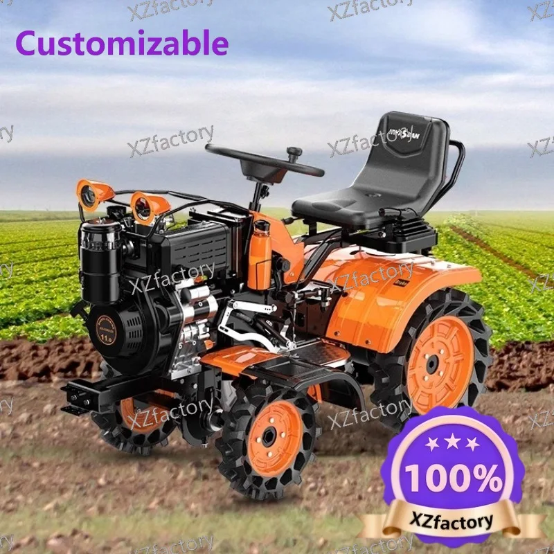 Factory Direct 2026 Top Rated Ride-on micro-tiller to loosen soil and open trenches