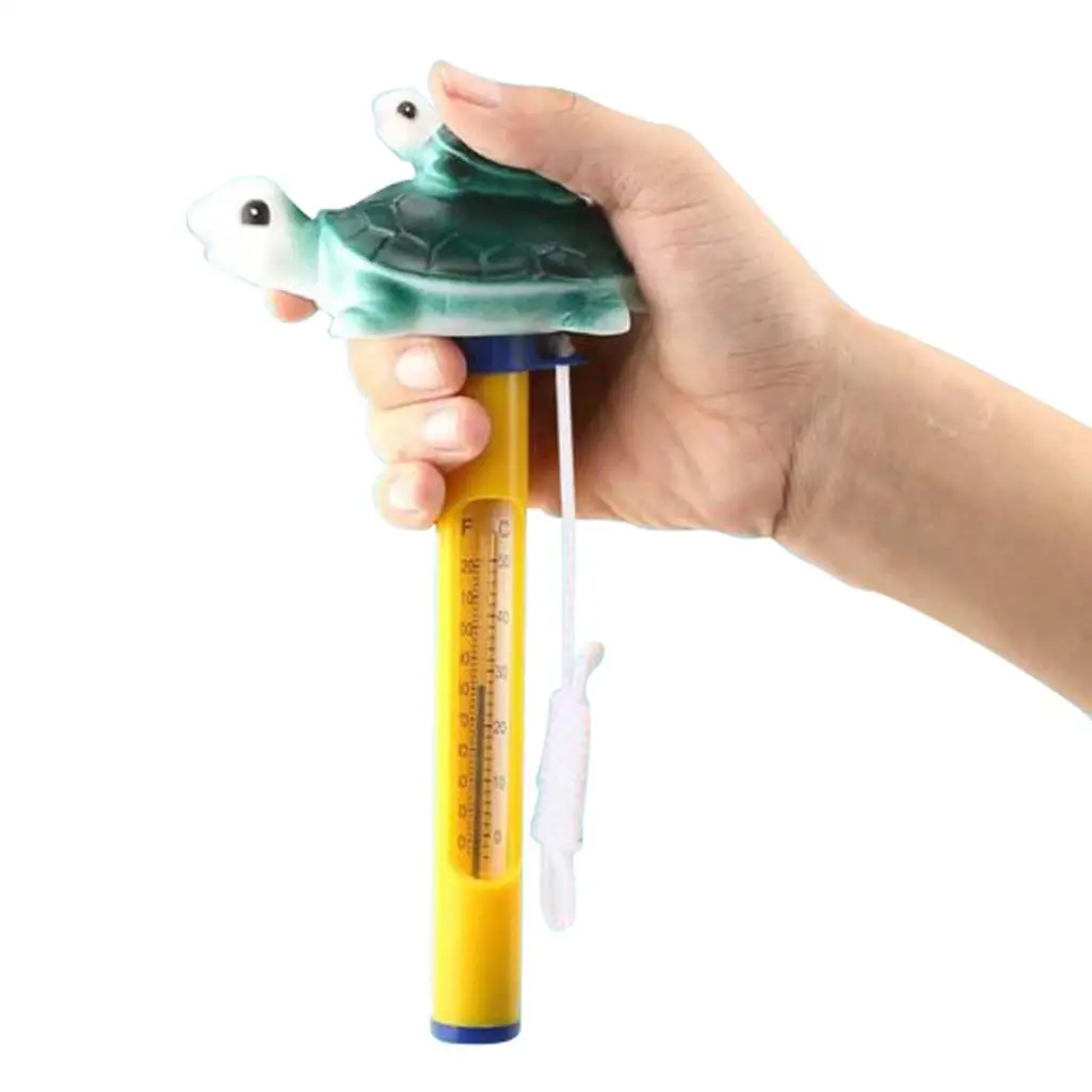 Swimming Pool Thermometer Plastic Floating Water Meter Bath Temperature Probe Easy Measurement Tool for Pool Spas