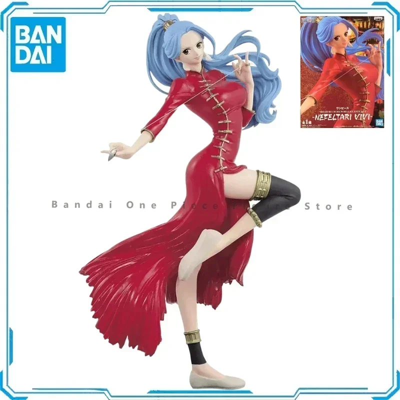 

В наличии оригинальная фигурка BANPRESTO One Piece Bandai Nefertari D Vivi, анимационная игрушка в подарок, коллекционная модель, аниме, хобби