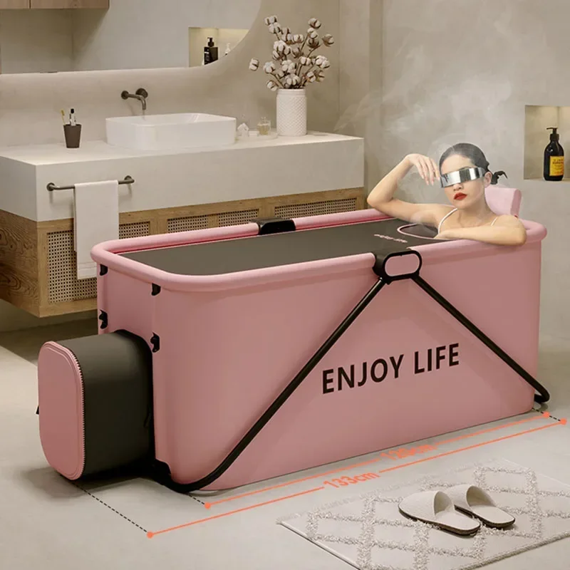 

Ice Bath Portable Foot Tub Toys Adult Folding Tub Collapsible Overflow Bathtub Seat Bath Protection Baignoire Jacuzzi Inflables