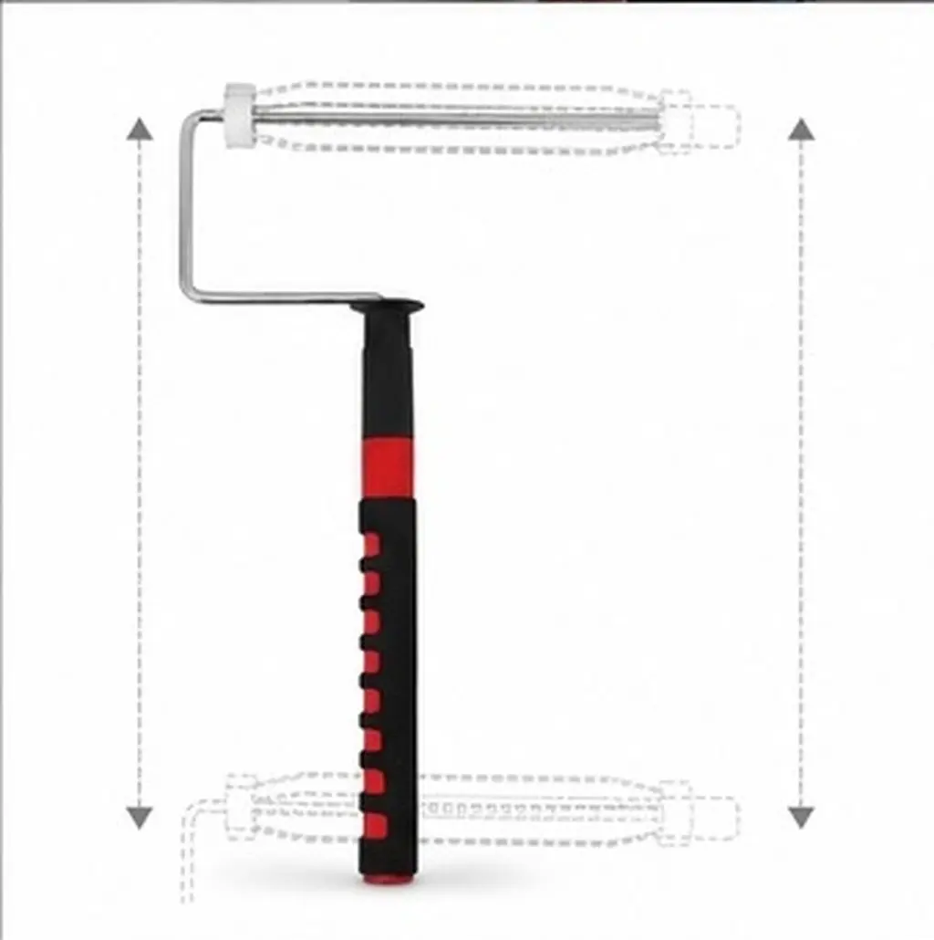 Paint Roller Frame Smooth Roller Handle Painting Supplies 9 Inch Drywall Texture Brush Tool Stand Home Repair