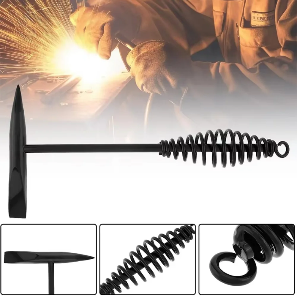 

Spring Handle Welding Chipping Hammer Electric Welding Ice and Slag Tapping Rust Removalpointed Hammerhardware Tool