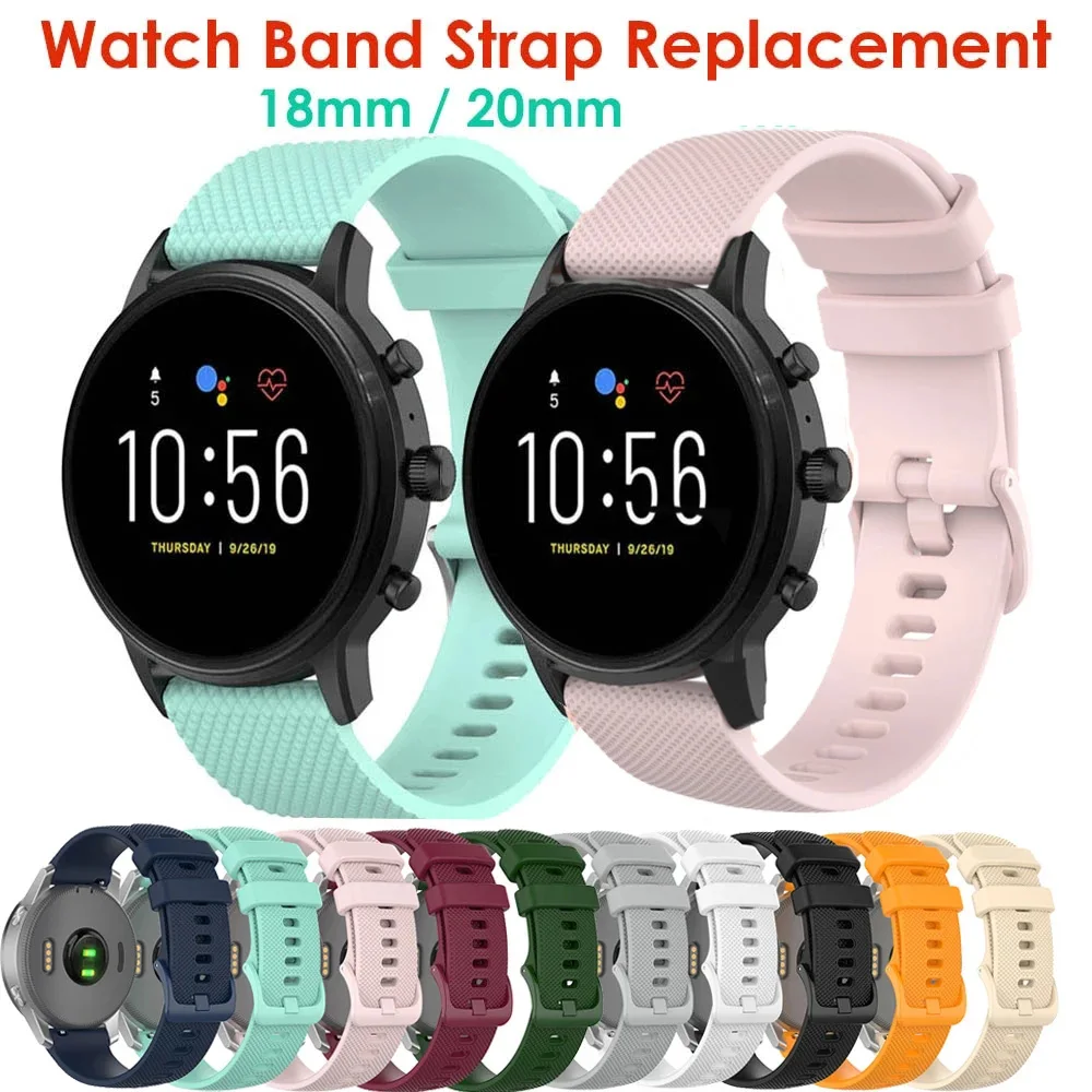 สายรัดข้อมือซิลิโคน18 20มม. สำหรับนาฬิกา Huawei GT3 GT 3 42มม. สายรัดข้อมือแนวสปอร์ต GT3 PRO 43มม. อุปกรณ์เสริมสายรัดข้อมือ