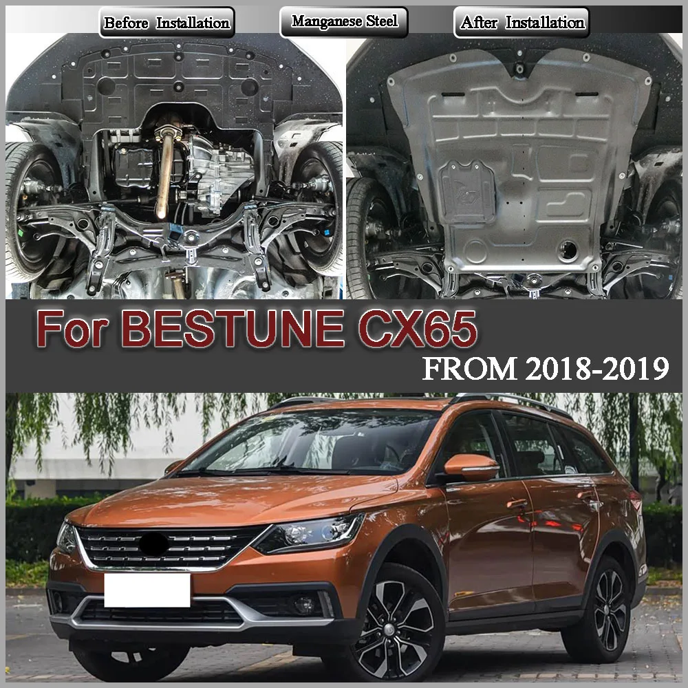 For BESTUNE CX65 2018-2019 1.5L Higher Quality Black Under Engine Guard Mudguard Board Splash Shield Mud Fender Plate Panel