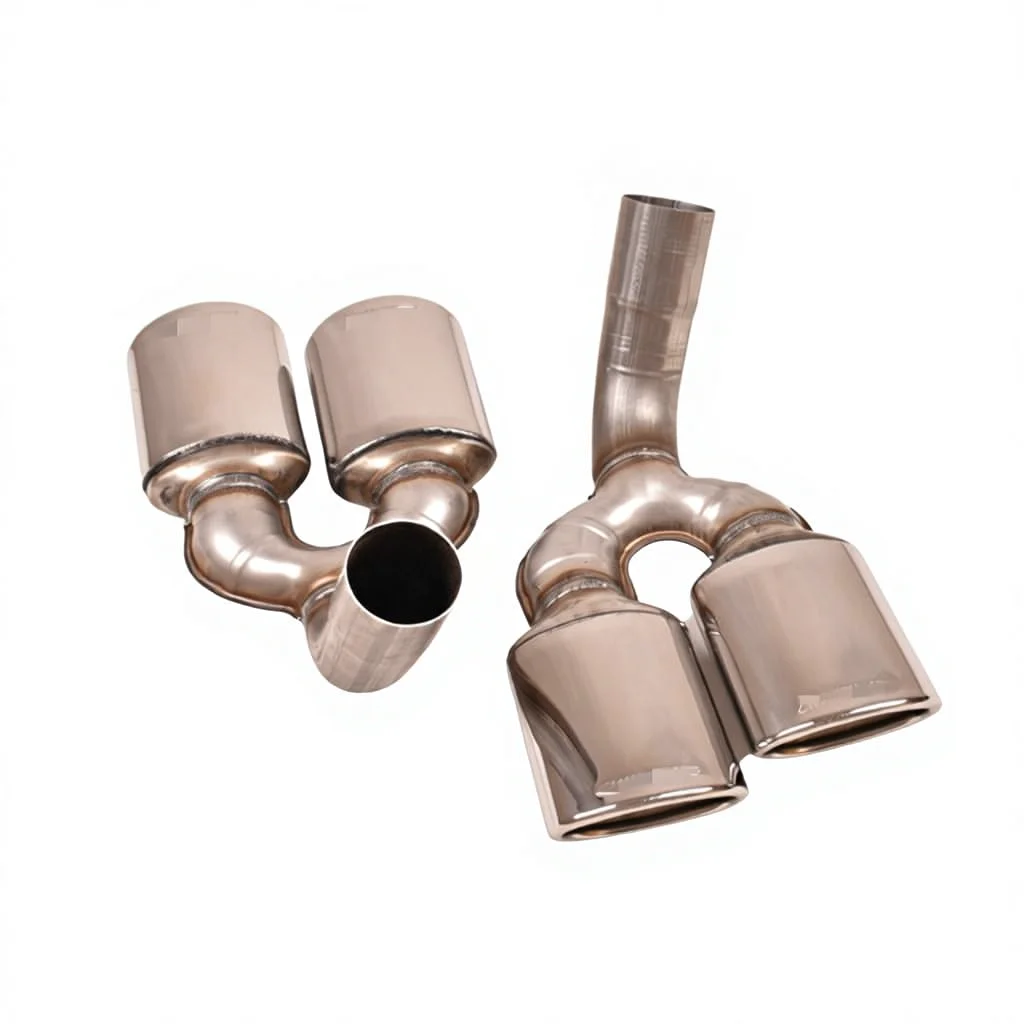 Stainless Steel A-Style Exhaust Tips for Benz G Class W463 W464 G350D G500 G63 G65 Premium Exterior Auto Accessory