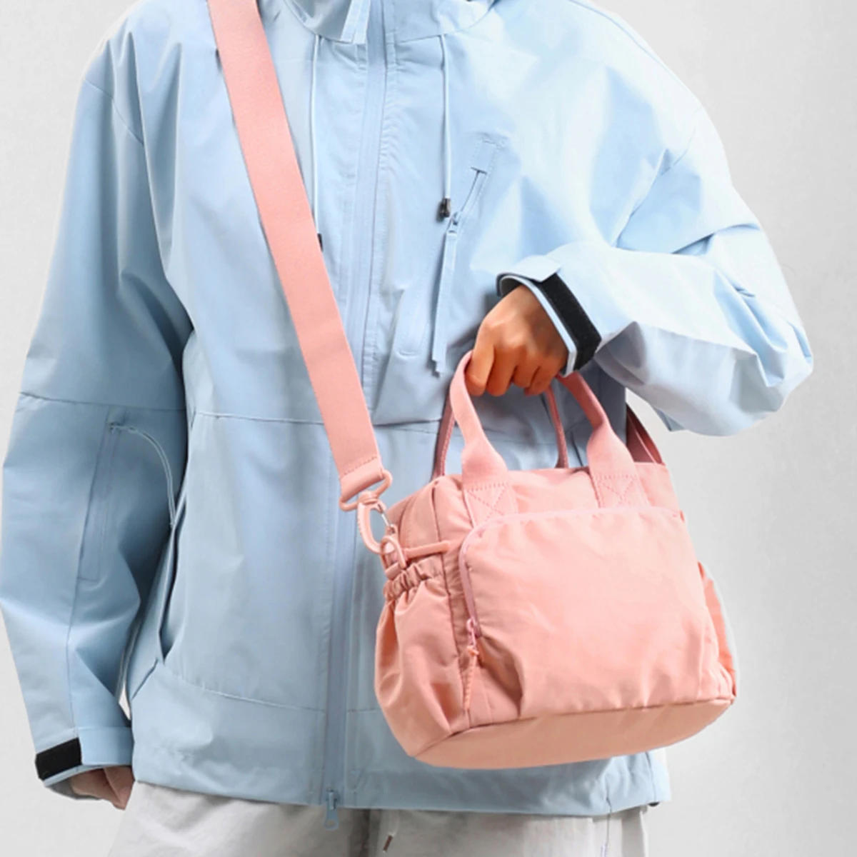 Japanese Multi-Layer Crossbody Bag, Casual Versatile Multi-Pocket Portable Fabric Bag, Can Be Used as Handbag or Shoulder Bag for Women, Lightweight Small Bag