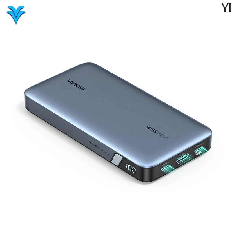 UGREEN 145W Power Bank 25000mAh Portable Charger USB C 3-Port PD3.0 Battery Pack Digital Display 65W Fast Recharge