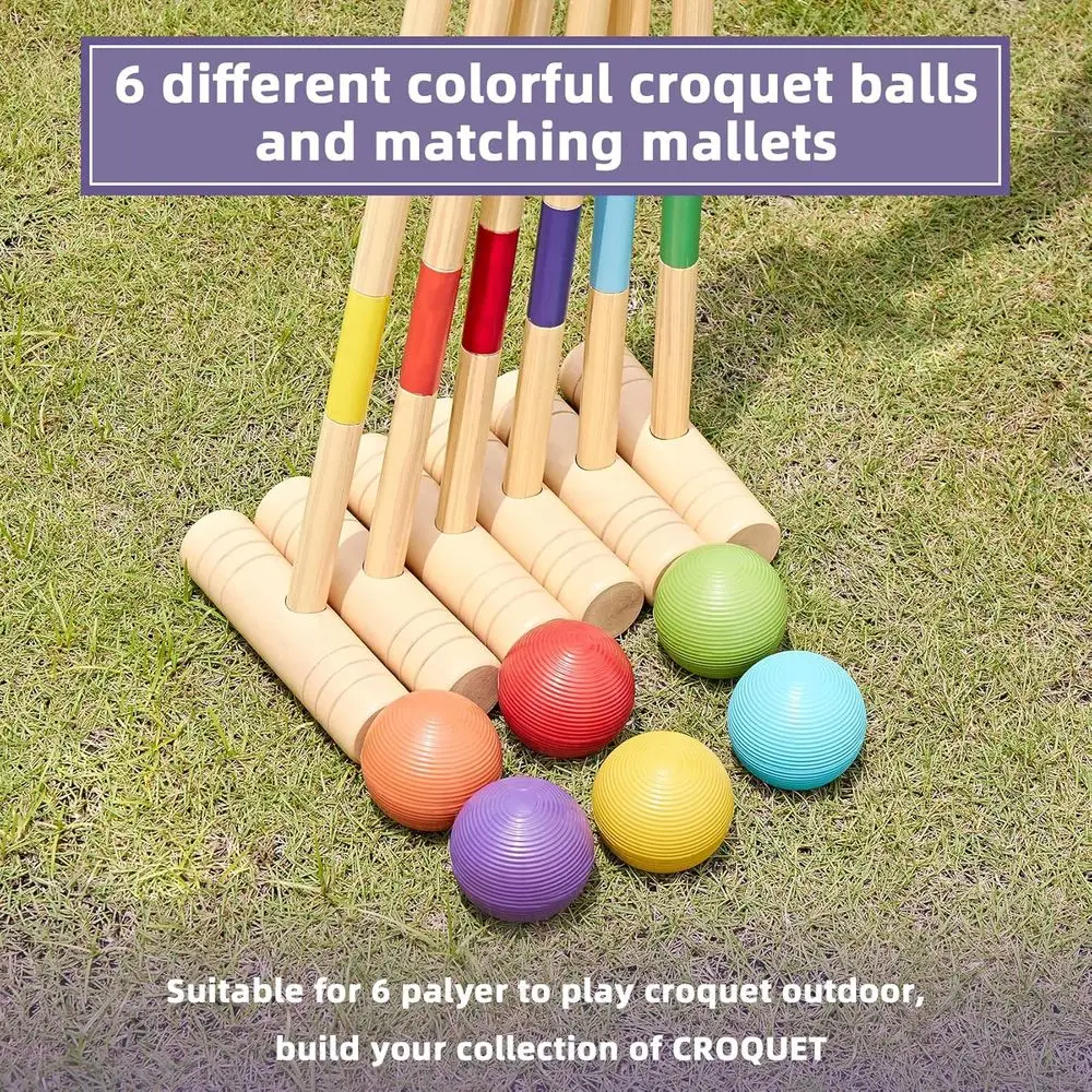 Six-Player Lawn Croquet Set 5