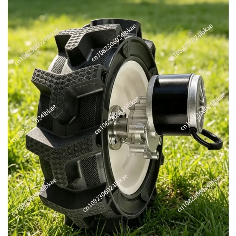 Solid pneumatic agricultural tire 14x5.00-9 with steel wheel hub for lawn mower 14x5.00-9 17mm hole