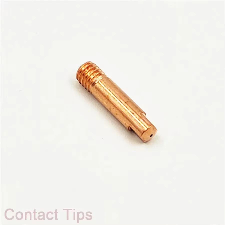5Pcs Spitze Düse MB-15AK M6 * 25mm Schweißen Taschenlampe Kontakt Spitze Düse 0,6/0,8/0,9/1,0/1,2mm Für MB-15AK 14AK MIG/MAG Teile – Detail 4