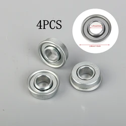 4Pcs Metal Wheel Bearing Lawn Mower 12.7 Mm X 28.6 Mm Tractor Lawn Tractor Wheels Ball Bearing Wheel Bearing