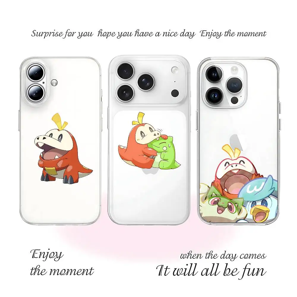 

Cute I-FuecocoS Phone Case For Iphone 17 16 15 11 13 14 Pro Max 7 8 Plus X Xr Xs Max Se2020 12mini Transparent Cover