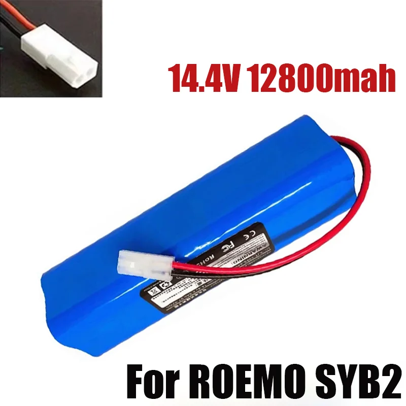 

INR18650 M26-4S2P Bateria para ROEMO SYB2 Robot Aspirador de pó, 14.4V 12800mAh, 100% Novo