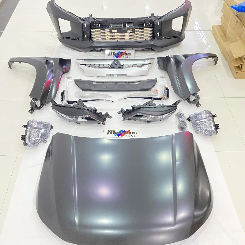【2026】New High Quality 2020 Upgrade Kits Conversion Car Bumper With Clips For Mitsubishi L200 Triton 2015-2019