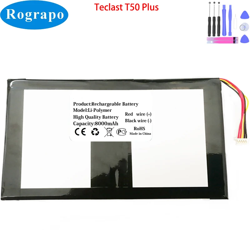 Nouvelle batterie pour tablette PC portable Teclast T50 Plus T50Plus 3.8V 8000mAh