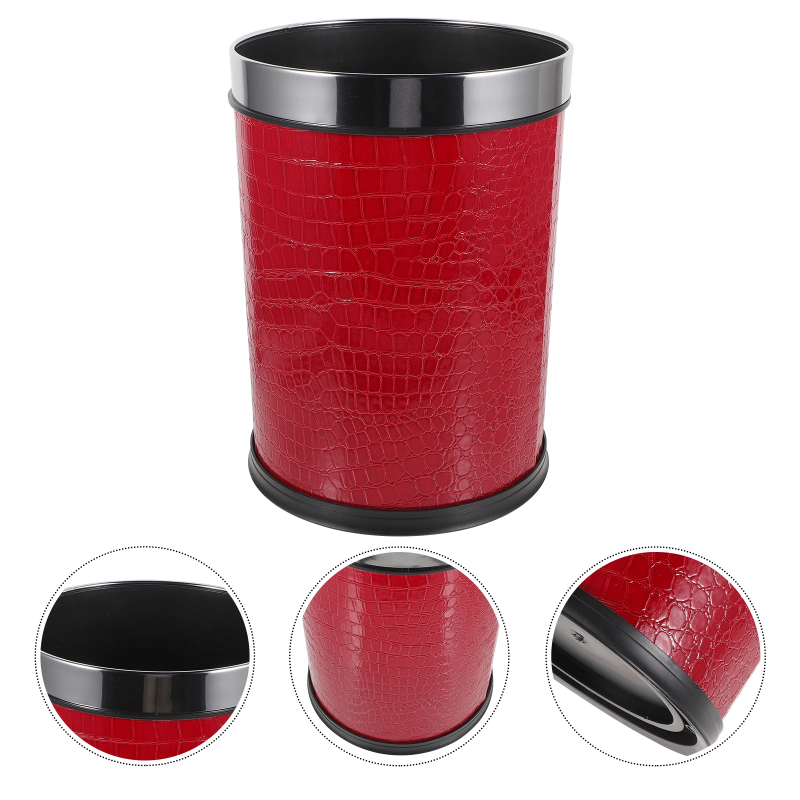 

Trash Can Large Capacity Garbage Bin For Bedroom Bathroom Office Hotel Floor Trash Container Sturdy Rubbish Bin