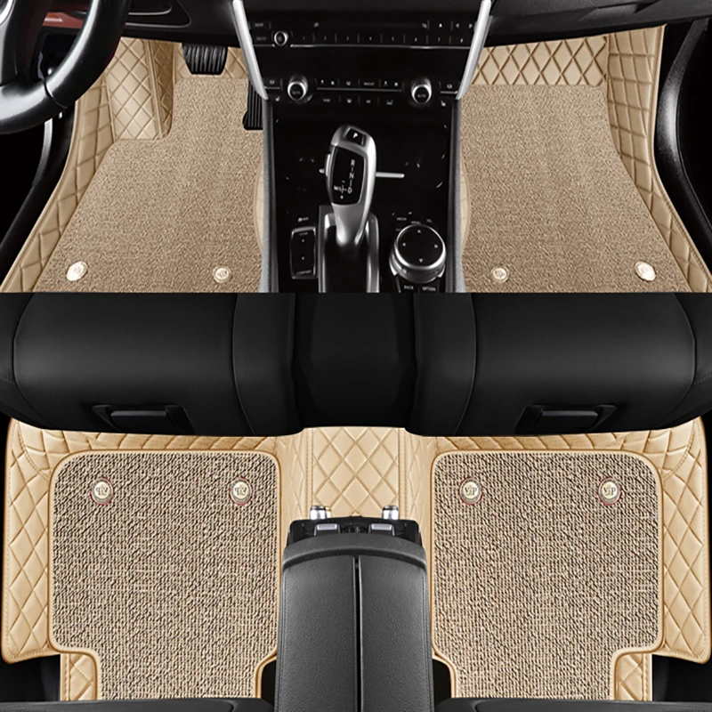 Maßgefertigte Autofußmatten für BMW 3er E90 2006 2008 2010 2011 2012 Hochwertige Autozubehörteile Innenraumschutz Fußteppich – Detail 5